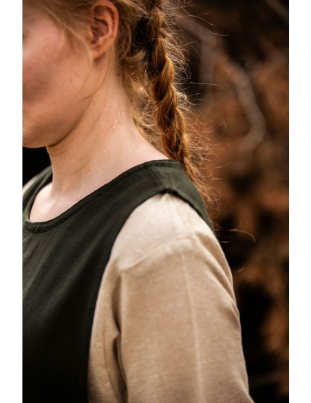 Magdalena medieval surcoat, green color