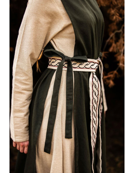 Magdalena medieval surcoat, green color