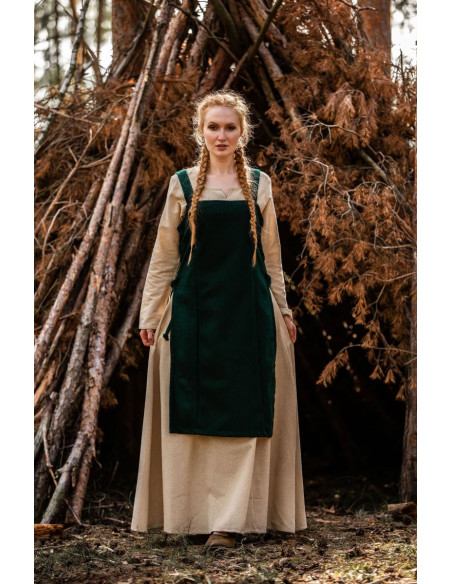 Medieval Viking Aila apron in wool,... Medieval Viking Aila apron in wool,...
