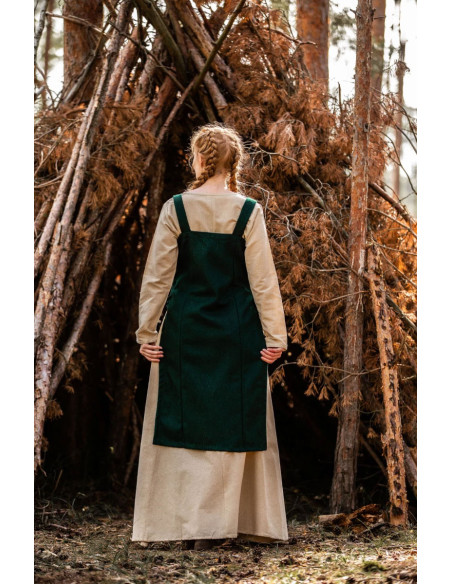 Medieval Viking Aila apron in wool,... Medieval Viking Aila apron in wool,...