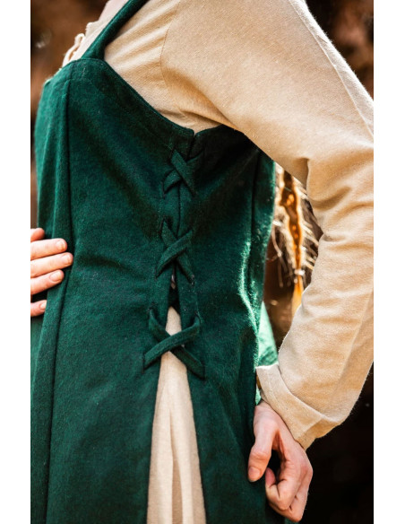 Medieval Viking Aila apron in wool,... Medieval Viking Aila apron in wool,...