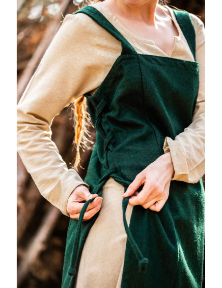 Medieval Viking Aila apron in wool,... Medieval Viking Aila apron in wool,...