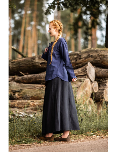 Medieval blouse model Tilda, blue color Medieval blouse model Tilda, blue color