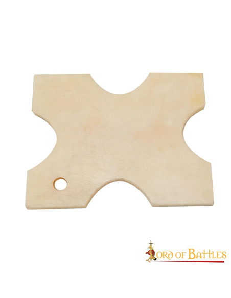 Decorative bone tablet (3.8 x 3.1 cm)