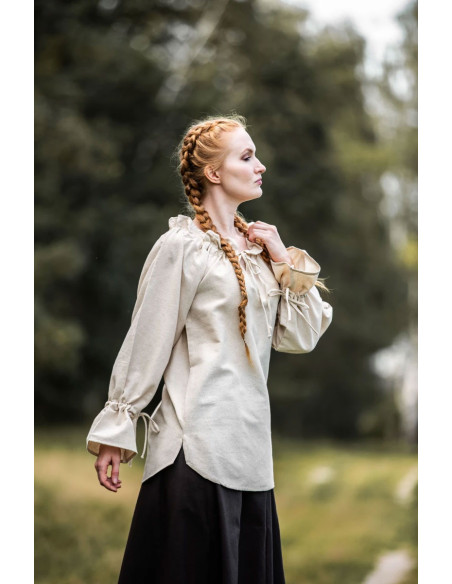 Natural white Morgan medieval blouse