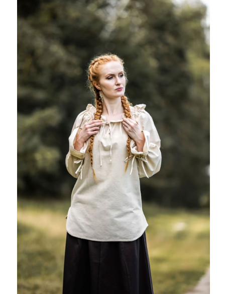 Natural white Morgan medieval blouse