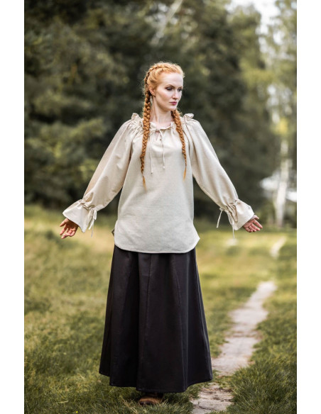 Natural white Morgan medieval blouse
