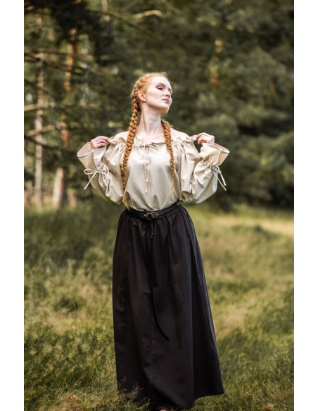 Natural white Morgan medieval blouse