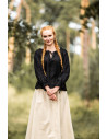 Medieval women's blouse Bettina, black