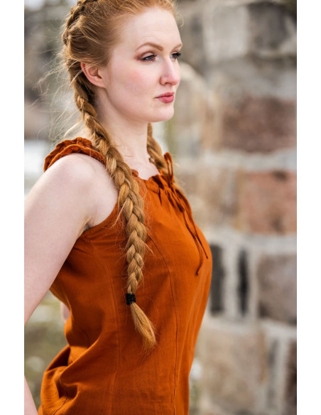 Adele Sleeveless Medieval Blouse,...