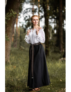Medieval skirt Diana model, black