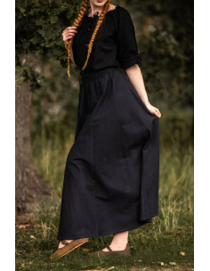 Medieval skirt Diana model, black 2