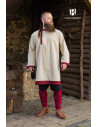 Rus Tobiasz tunic, natural-burgundy color