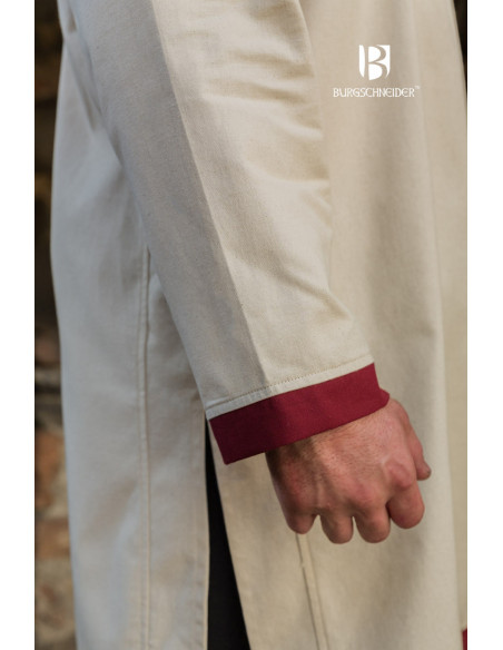 Rus Tobiasz tunic, natural-burgundy...