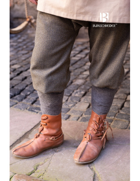 Viking pants model Rus Ivar, Grey-Olive