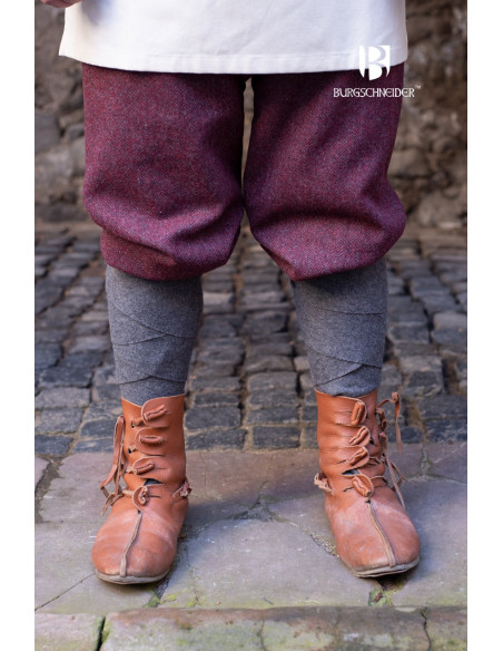 Viking pants model Rus Ivar, Maroon-Grey