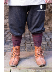 Viking pants model Rus Ivar, Black-Gray