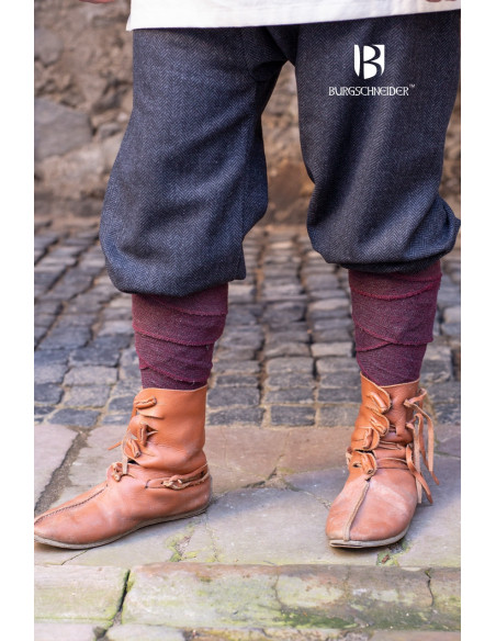 Viking pants model Rus Ivar, Black-Gray