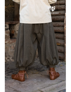 Rus Borys Wide Leg Pants, Olive-Gray 2