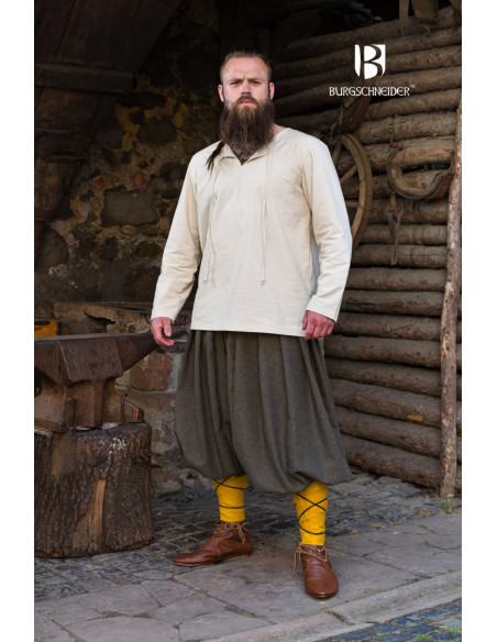 Rus Borys Wide Leg Pants, Olive-Gray