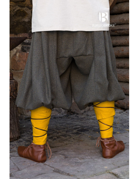 Rus Borys Wide Leg Pants, Olive-Gray