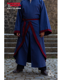 Sorcerer's Battle Skirt, Dark Blue-Burgundy