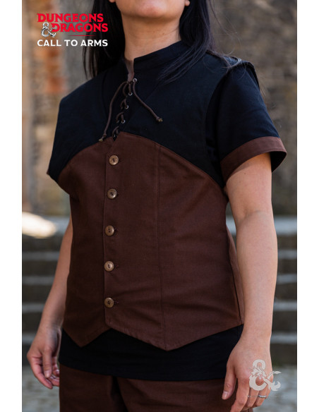 Medieval vest with Rogue hood,... Medieval vest with Rogue hood,...