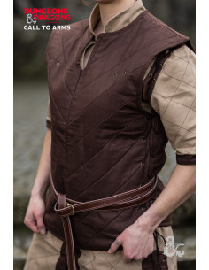 Medieval warrior's vest, brown