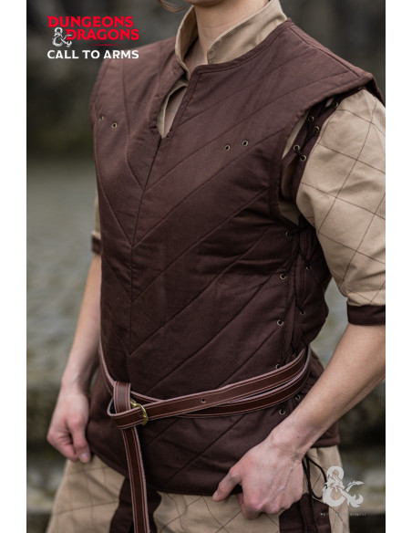 Medieval warrior's vest, brown Medieval warrior's vest, brown