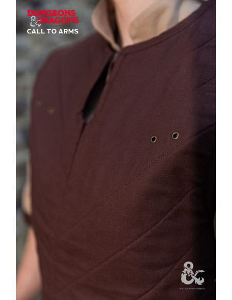 Medieval warrior's vest, brown Medieval warrior's vest, brown