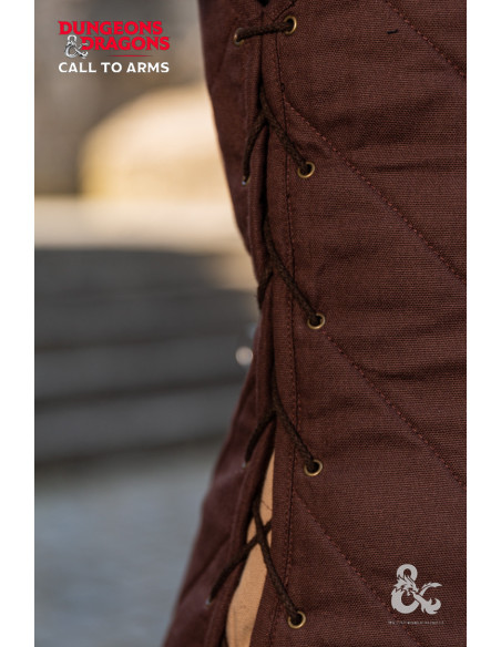 Medieval warrior's vest, brown Medieval warrior's vest, brown