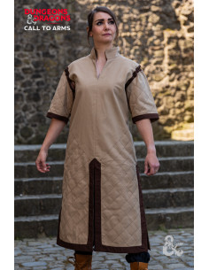 Medieval warrior's tunic, brown