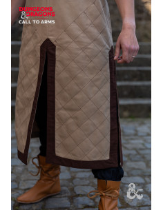 Medieval warrior's tunic, brown 2