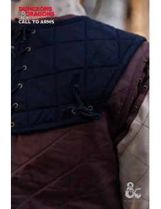 Medieval warrior's gorget, black 2