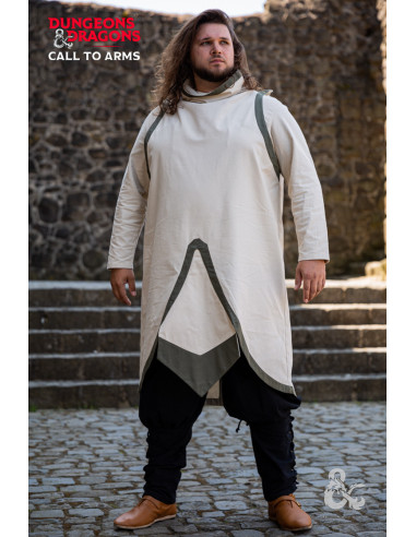 Medieval Cleric's tunic, natural white
