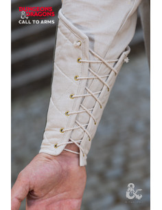 Medieval Cleric's bracelets, natural white 2