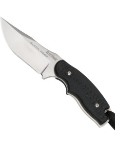 Black Neck Tactical Knife with Neck Sheath