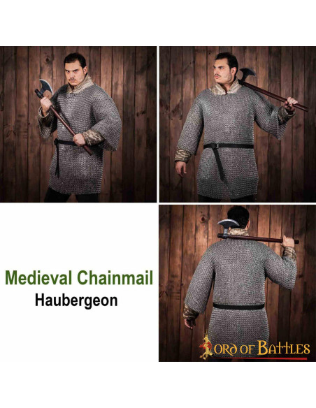 Half-sleeve aluminum chain mail (10 mm.)