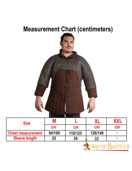 Short chain mail, riveted and...