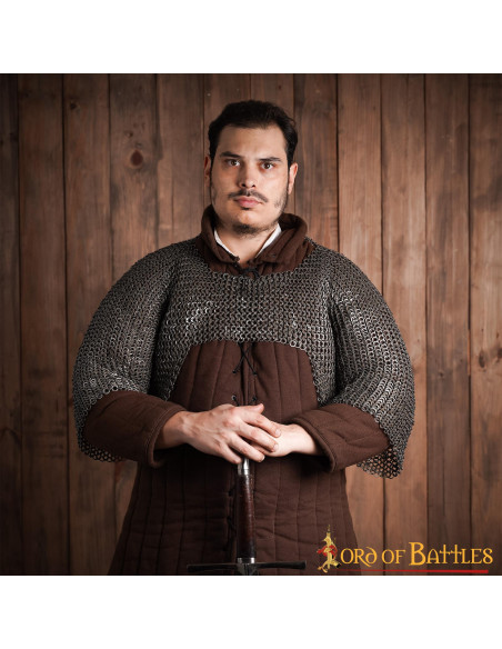 Short chain mail, riveted and...