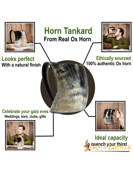 Viking beer mug (600, 800, 1000 ml.)