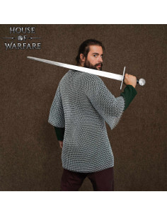 Haubergeon model mild steel chain mail (10 mm) 2