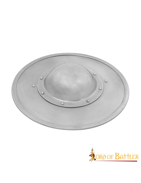 Functional round steel shield, for...