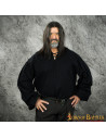 Medieval cotton shirt Usna model, black