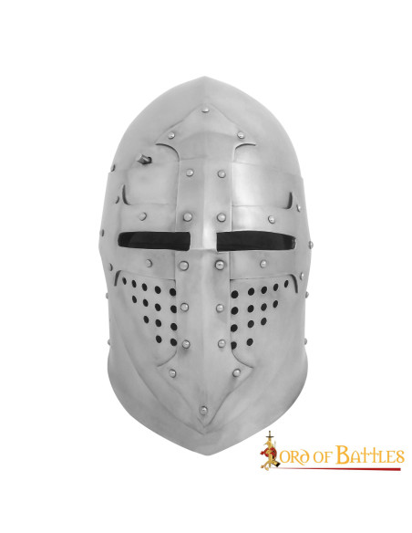 14th century knight's basin with... 14th century knight's basin with...