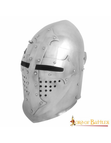 14th century knight's basin with... 14th century knight's basin with...