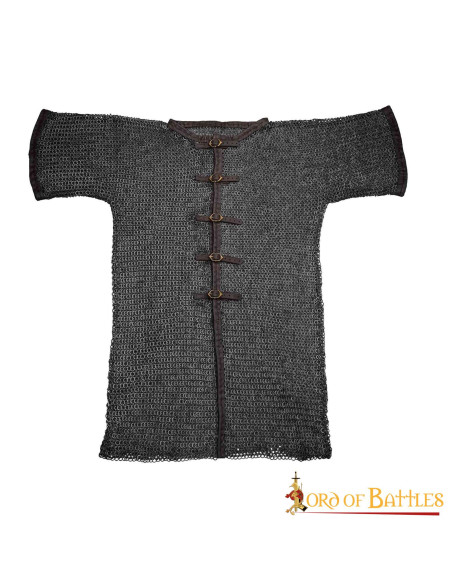 Short sleeve chain mail with straps...