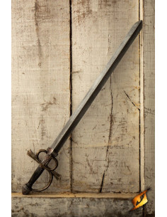Rapiera Rillet LARP Sword, Vanguard Epic Armory (Black)