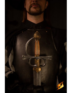 Rapiera Rillet LARP Sword, Vanguard Epic Armory (Golden) 2