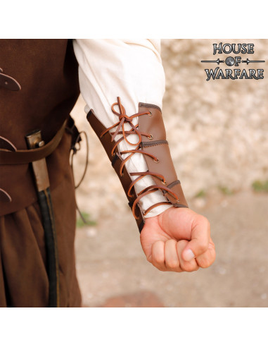 Medieval Warrior of the North leather bracers ⚔️ Medieval Shop